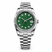 39mm DateJust Mod CORGEUT 6002G Miyota 8215 Seiko NH35 Automatic Geometric Dial Sapphire Half-Fluted Bezel 10ATM