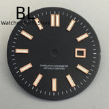 24.5MM Dial for women's watch Sunburst NH05 Watch Dial Gold Rose Sticks Number Women's Mechanical Watch Modified Parts Fit 31mm NH05 NH06 Watch