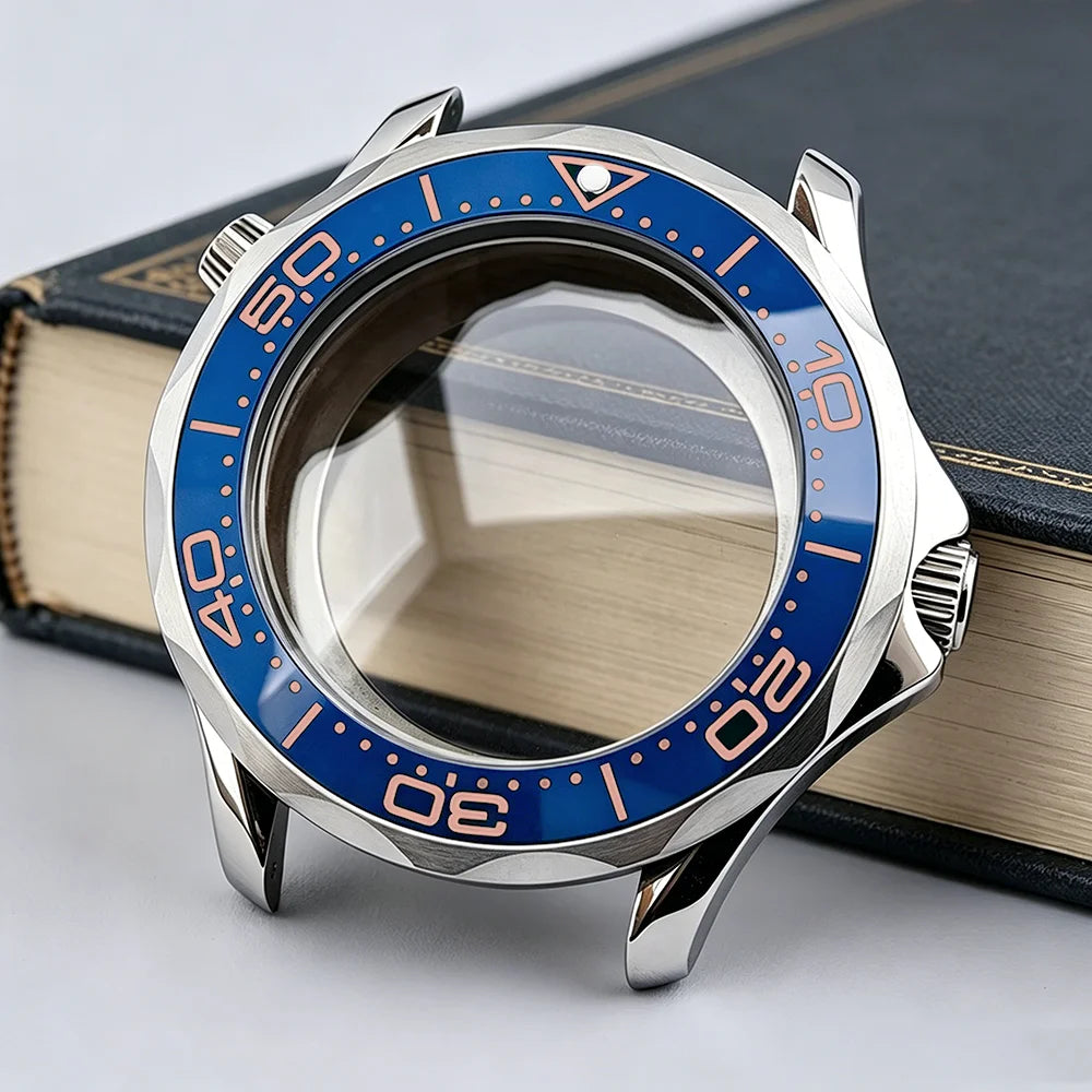 42mm NEW Seamaster Case with 31.5mm Dial 38mm bezel insert Fits NH35 movement Sapphire Stainless steel 10bar