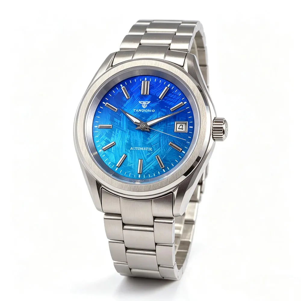 38mm Dress Watch Tandorio TD158C Miyota 8215/PT5000 AUTOMATIC  Sapphire Glass 20ATM Date Glass Back