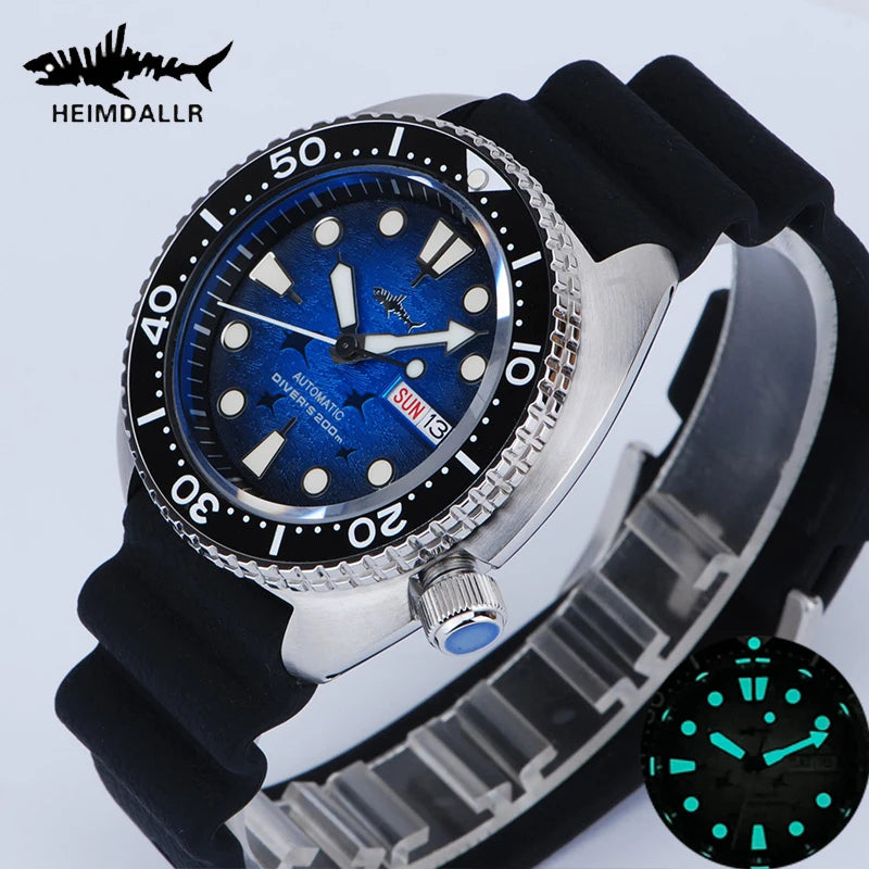 Sea Turtle Watch Heimdallr NH36 Automatic Abalone Luminous Orange Sea Turtle Watch Heimdallr NH36 Automatic Abalone Luminous Orange