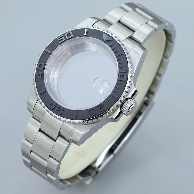 40MM Submariner watch case Eta2824 Sw200 PT5000 Sloping Bezel Sapphire GMT Yacht Master