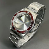 Retro Diver case 39mm,10bar waterproof stainless steel sapphire crystal case, suitable for NH34, NH35, NH36 mechanical movement accessories