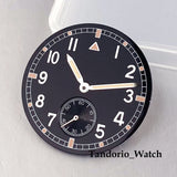 36mm Identity Crisis Mod ST1701 Sub Second watch Case set Stainless Steel With 30mm dial 10ATM Sapphire