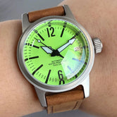 Tandorio TD135F 36mm Military Watch Sandblasted Domed Sapphire Full Lume 100m Water Resistance Japan NH35A Automatic