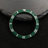 Submariner Bezel NH35 38mm bezel insert red Hands Watch Hands Blue Green Luminous Red Green Blue Hands For NH35/36/4R/7S Movement Watches Parts