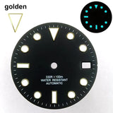 151 type of dials Submariner 28.5mm dial with calendar window suitable for NH35 movement luminous dial can support DIY dial customization name/logo