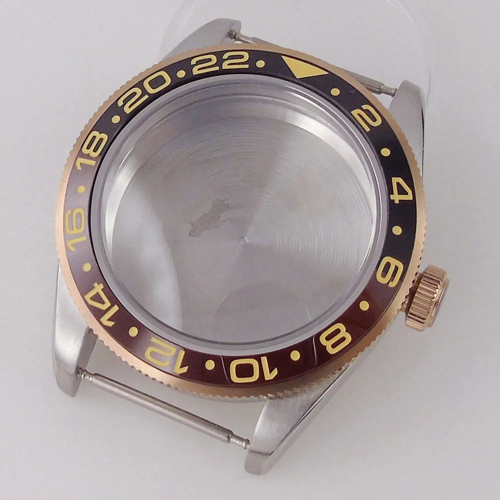 39mm Dive Watch Case BB58 Mod 20BAR Waterproof Dome Sapphire Glass 39mm Black Bay Watch Case for NH34 NH35 NH36 NH70 ETA2824 PT5000 Watch Parts