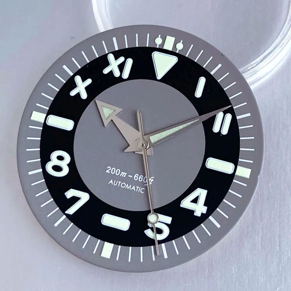 31mm Dial Luminous Hands Fit for NH35 NH36 NH38 ETA2824 PT5000 Miyota8215 Automatic Movement