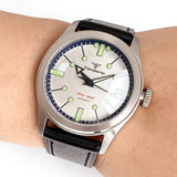 38mm Vintage Pilot Watch Tandorio TD158A  NH35 PT5000 Automatic Field Watch 20ATM Domed Sapphire