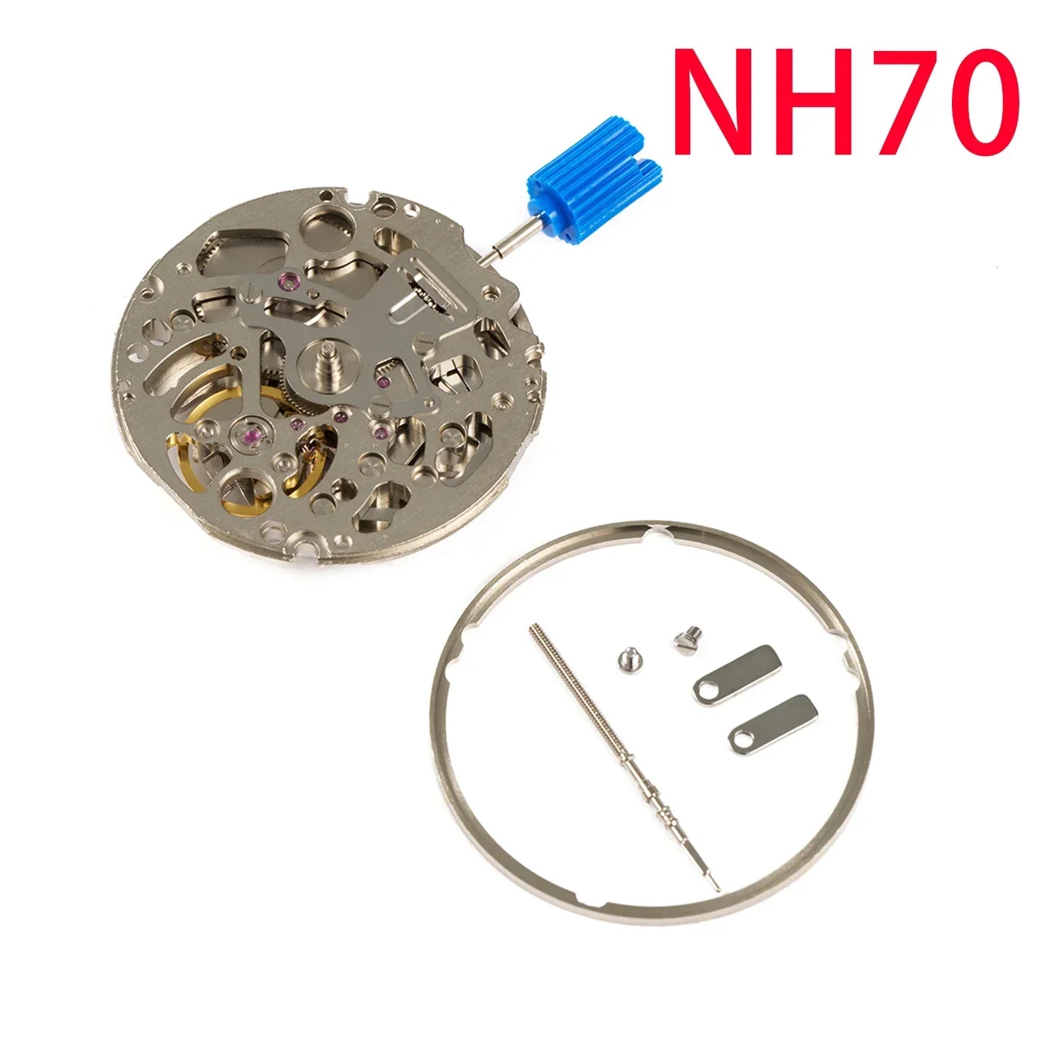 Japan Original TMI NH71 NH72 NH70 Movement High Accuracy Skeletonized Automatic 24 jewels  Modification Parts