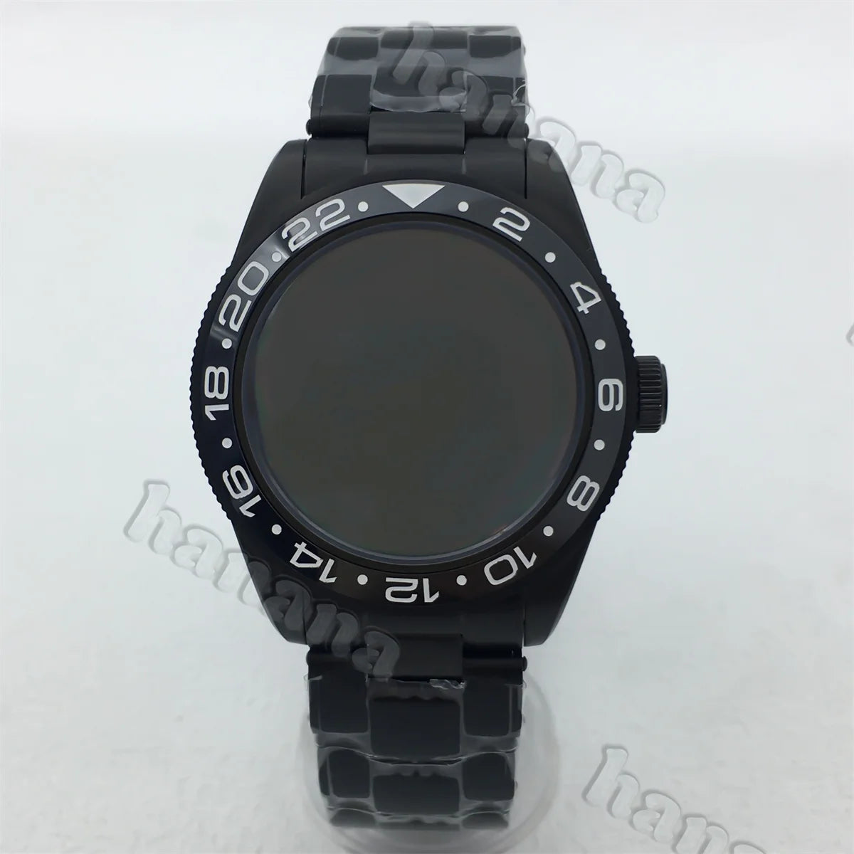 PVD Black Watch Case BB58 39MM domed sapphire stainless steel case for NH34 NH35 NH36 ETA2824 PT5000movement 20ATM