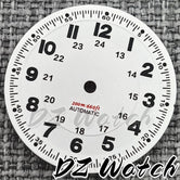 NH35 新型 29mm ブラック/ホワイト/グリーン/ブルー パイロットスタイル ウォッチ 文字盤セット アラビア数字 NH36 ETA2824 PT5000 自動巻きムーブメント搭載