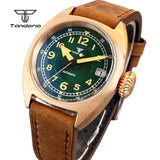 Tandorio Bronze Military watch TD102B NH35 Domed AR Sapphire 36mm 20BAR 36MM TD102B