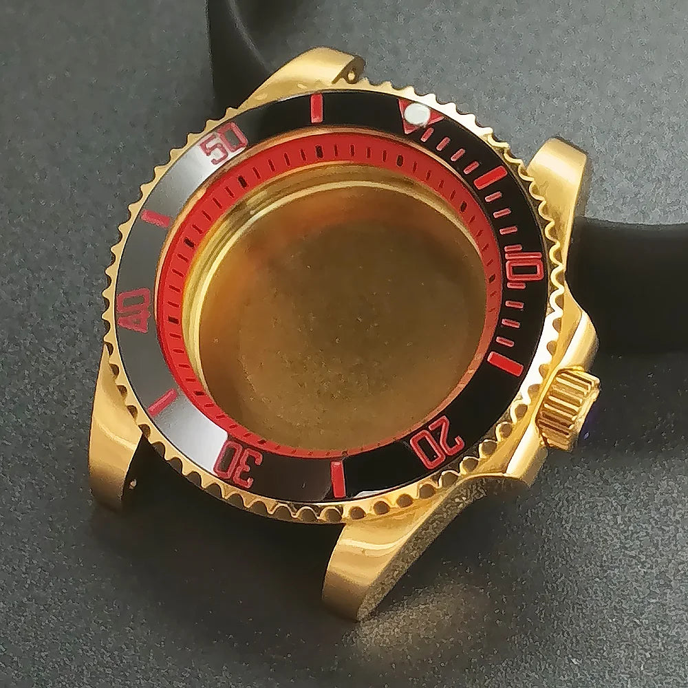 40.5mm Submariner Case GMT with Chapter Ring for NH34 NH35 NH36 Movement Sapphire 10ATM