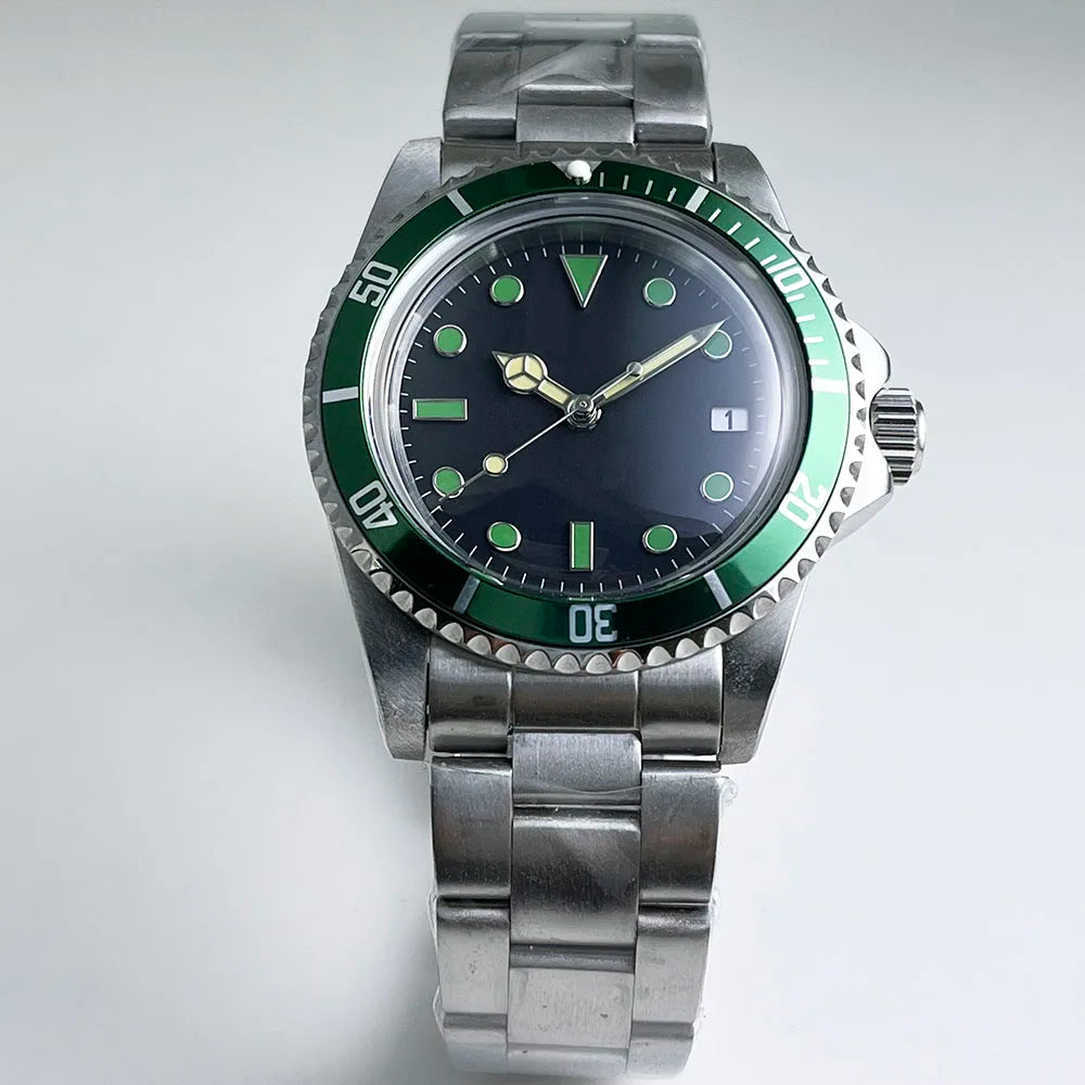 【ジャンク】SUBMARINER 39mm Submariner Diver vintage Men's Watch Japan NH35 rotating