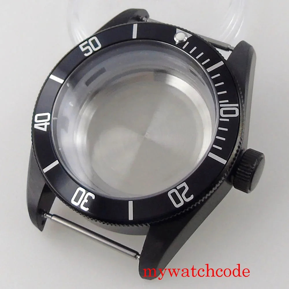 41mm Diver Watch Case BB58 Black Bay Sapphire Crystal Alloy Insert for NH34 NH35 NH36 NH70 NH72 ETA2824 PT5000 SW200 ST2130 MIYOTA 8215 8285 etc DG