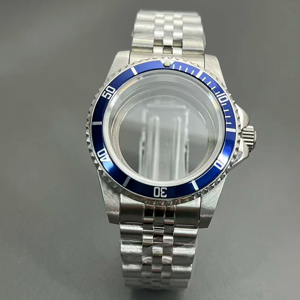 Retro Diver case 39mm,10bar waterproof stainless steel sapphire crystal case, suitable for NH34, NH35, NH36 mechanical movement accessories