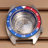 41mm Mod Turtle Watch Case Sapphire Glass Waterproof For Abalone/tuna mouth Captain Willard TMI NH35 NH36 NH38 4R Movement Stainless Steel Watch Accessories