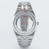 40mm Land-Dweller Watch Case silver sapphire NH34 NH35 NH36 NH38  NH72 ETA 2836 Miyota8215 10Bar