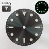 151 type of dials Submariner 28.5mm dial with calendar window suitable for NH35 movement luminous dial can support DIY dial customization name/logo