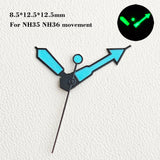 28.5mm NH35 watch dial Fit for NH34 NH35 NH36 automatic movement For SKX SRP Green Luminous Custom logo Watch Modification parts