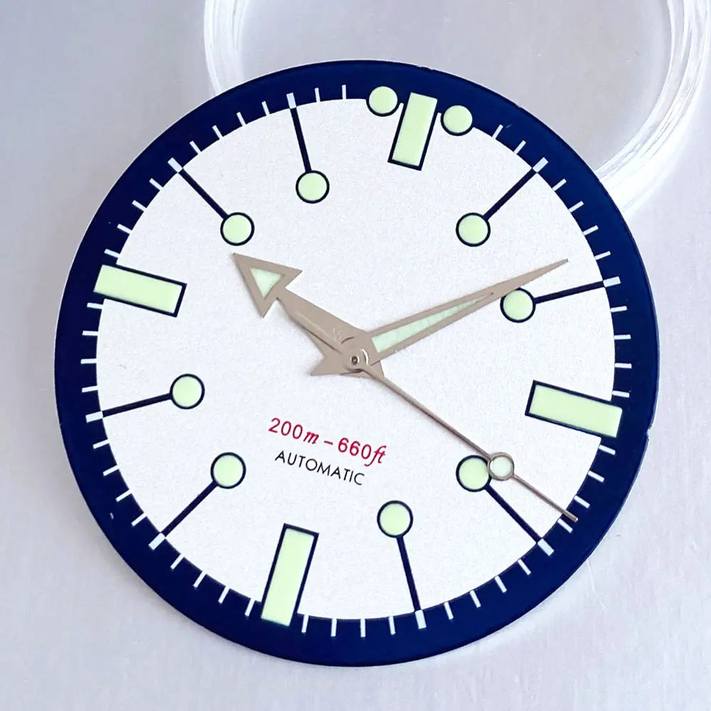 31mm Dial Luminous Hands Fit for NH35 NH36 NH38 ETA2824 PT5000 Miyota8215 Automatic Movement