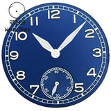 37mm Sterile Watch Dial & Hands Set Green Luminous Sub Seconds Dial Fit ETA6498 ST3621 Movement Watch Mod Parts