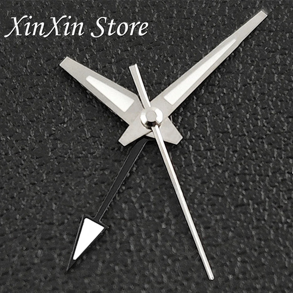 GS 4 Pointers NH34A GMT Watch Hands C3 Green Luminous Watch Needles for NH34 NH35 NH36 NH38 Movement
