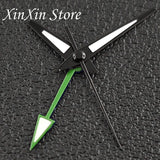 GS 4 Pointers NH34A GMT Watch Hands C3 Green Luminous Watch Needles for NH34 NH35 NH36 NH38 Movement