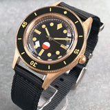 40mm MIYOTA 8215 Real Bronze Fifty FATHOMS Diver Tandorio TD234M Dome Sapphire 20ATM PT5000 NH35