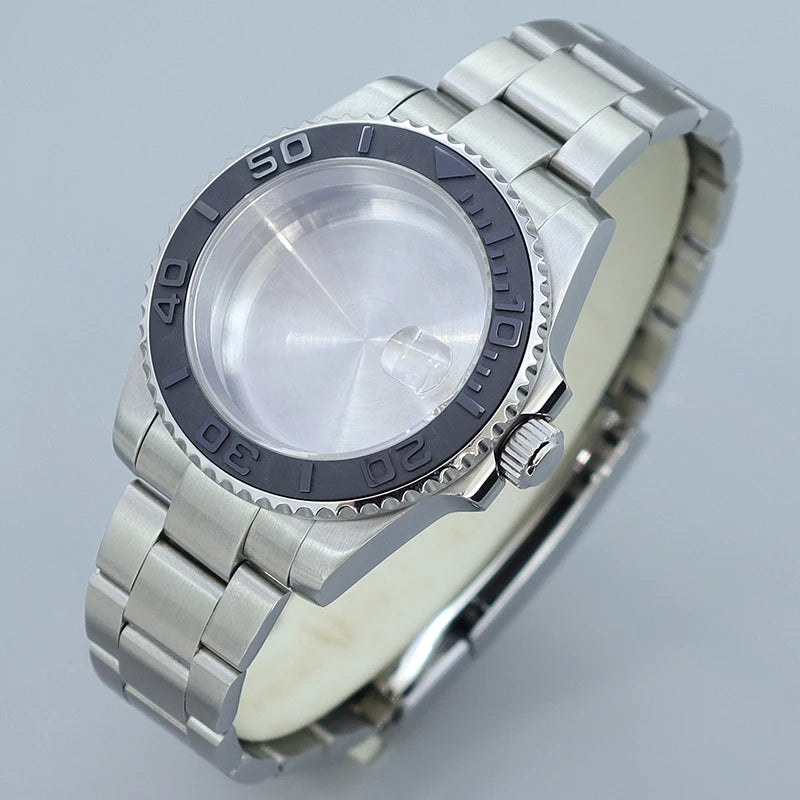 40MM Submariner watch case Eta2824 Sw200 PT5000 Sloping Bezel Sapphire GMT Yacht Master