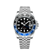40mm RONDA 515 Quartz GMT Watch Corgeut 100M Water Resistant Luminous Sapphire
