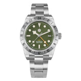 San Martin SN0054G GMT Pink Dial BB  39mm NH34 Automatic Watch 10Bar AR Sapphire BGW9 Lume