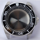 43.8mm Modified Samurai Watch Case Sapphire  For NH35 NH36 NH38 4R36 Movements 100M Waterproof
