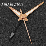 GS 4 Pointers NH34A GMT Watch Hands C3 Green Luminous Watch Needles for NH34 NH35 NH36 NH38 Movement