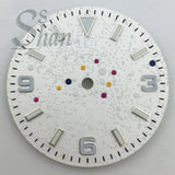 Explore watch dial 29mm dial with 369 digital stripe indices is suitable for the NH35 NH36 Miyota8215 821A ETA28242836 PT5000 DG2813 movement parts