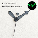 28.5mm NH35 watch dial Fit for NH34 NH35 NH36 automatic movement For SKX SRP Green Luminous Custom logo Watch Modification parts