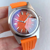 Unimatic U2 Tandorio TD108S 38mm AR Sapphir NH35 20Bar Waffle Strap Pilot