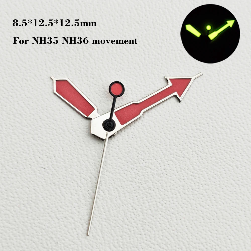 28.5mm SKX007 watch dial NH34 NH35 NH36 automatic SRP Green Luminous Custom logo