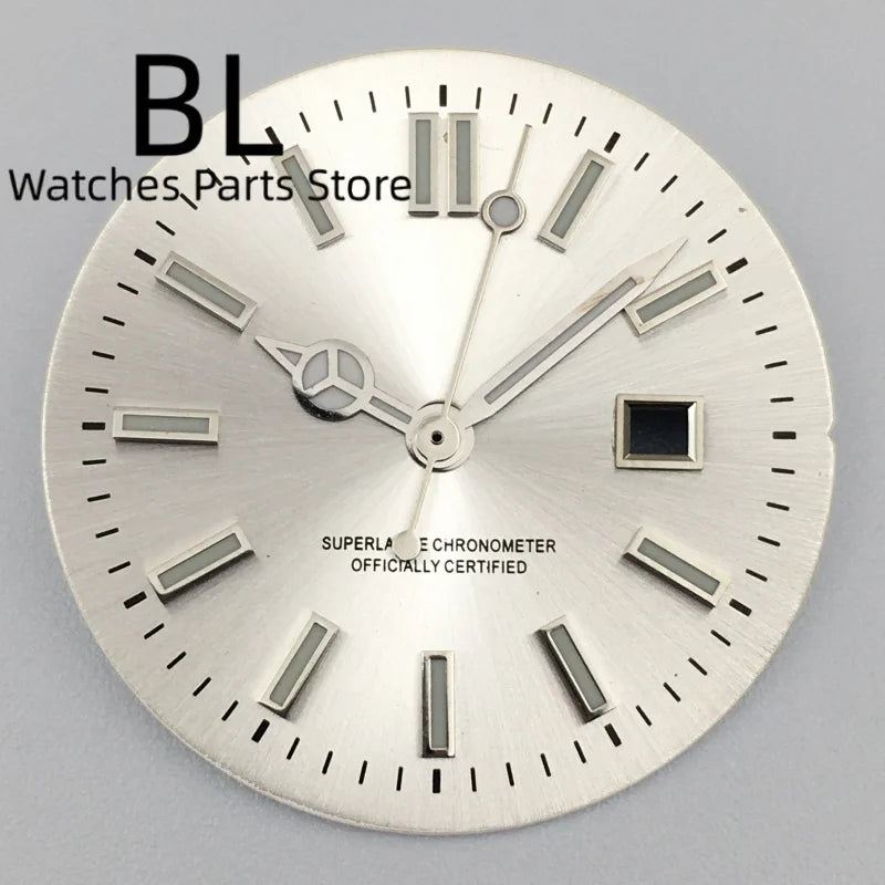 24.5MM Dial for women's watch Sunburst NH05 Watch Dial Gold Rose Sticks Number Women's Mechanical Watch Modified Parts Fit 31mm NH05 NH06 Watch