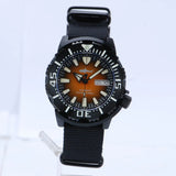 HEIMDALLR PVD Black Monster Watch 45mm 20ATM Waterproof C3 Luminous Sapphire NH36 Automatic Day-Date