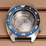 41mm Mod Turtle Watch Case Sapphire Glass Waterproof For Abalone/tuna mouth Captain Willard TMI NH35 NH36 NH38 4R Movement Stainless Steel Watch Accessories