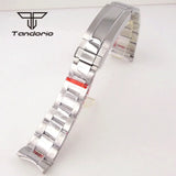 39mm Quartz Watch Case+Watchband Sapphire Glass Fit VK63 VK64 Movt Multi-Functional Chronograph Men Wristwatch Accessories Parts