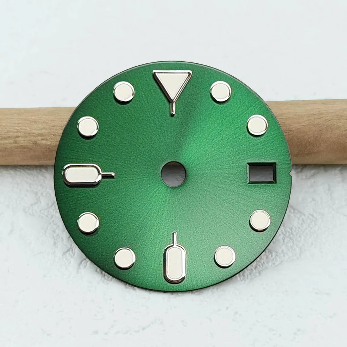 NH35 Dial 28.5mm Green Luminous Dial GMT Dial Support Customized Logo Suitable for TMI NH34/NH35/NH36 Movement