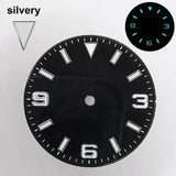 151 type of dials Submariner 28.5mm dial with calendar window suitable for NH35 movement luminous dial can support DIY dial customization name/logo