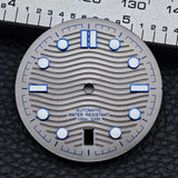 31.7mm seamaster Watch Dial For 300 Series NH35 NH36 Movement 6 O‘clock Date C3 Green Luminous Mechanical Watch Parts