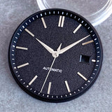 33.5mm Salmon Pink Black White Watch Dial Silver Hand Set Fit NH35 NH36 Automatic Movement Diving Men Watch Parts