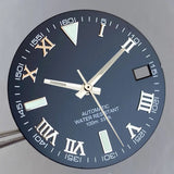 Wimbledon Style Roman Numeral Sunburst Dial 29mm Watch Dial Face For NH35 NH36 NH38 Movement Watch Replacement Part