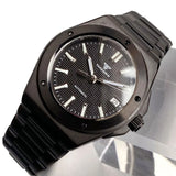40mm PVD Black Engineer Watch Tandorio TD331P NH35 Automatic Sapphire Glass 100m Waterproof